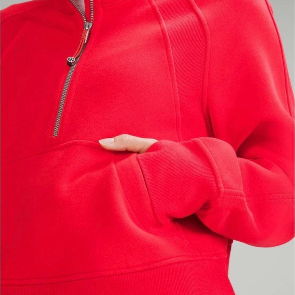 Lululemon Scuba Funnel Neck Half Zip size M/L - Picture 3 of 8